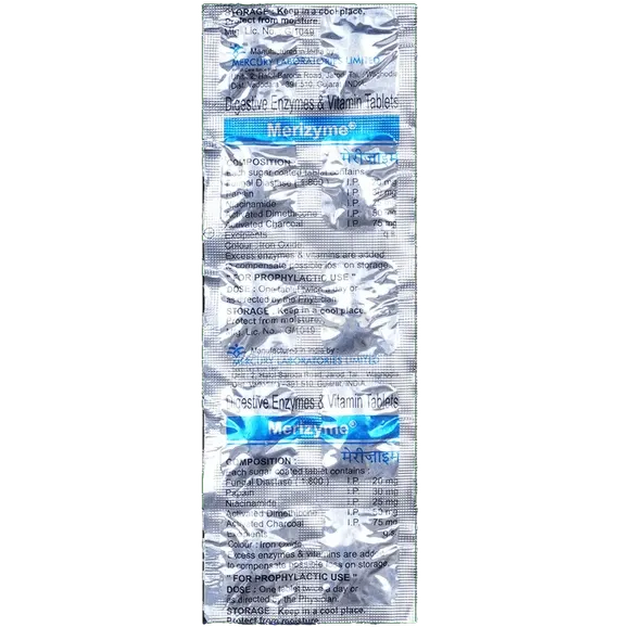 merizyme tablet 10's